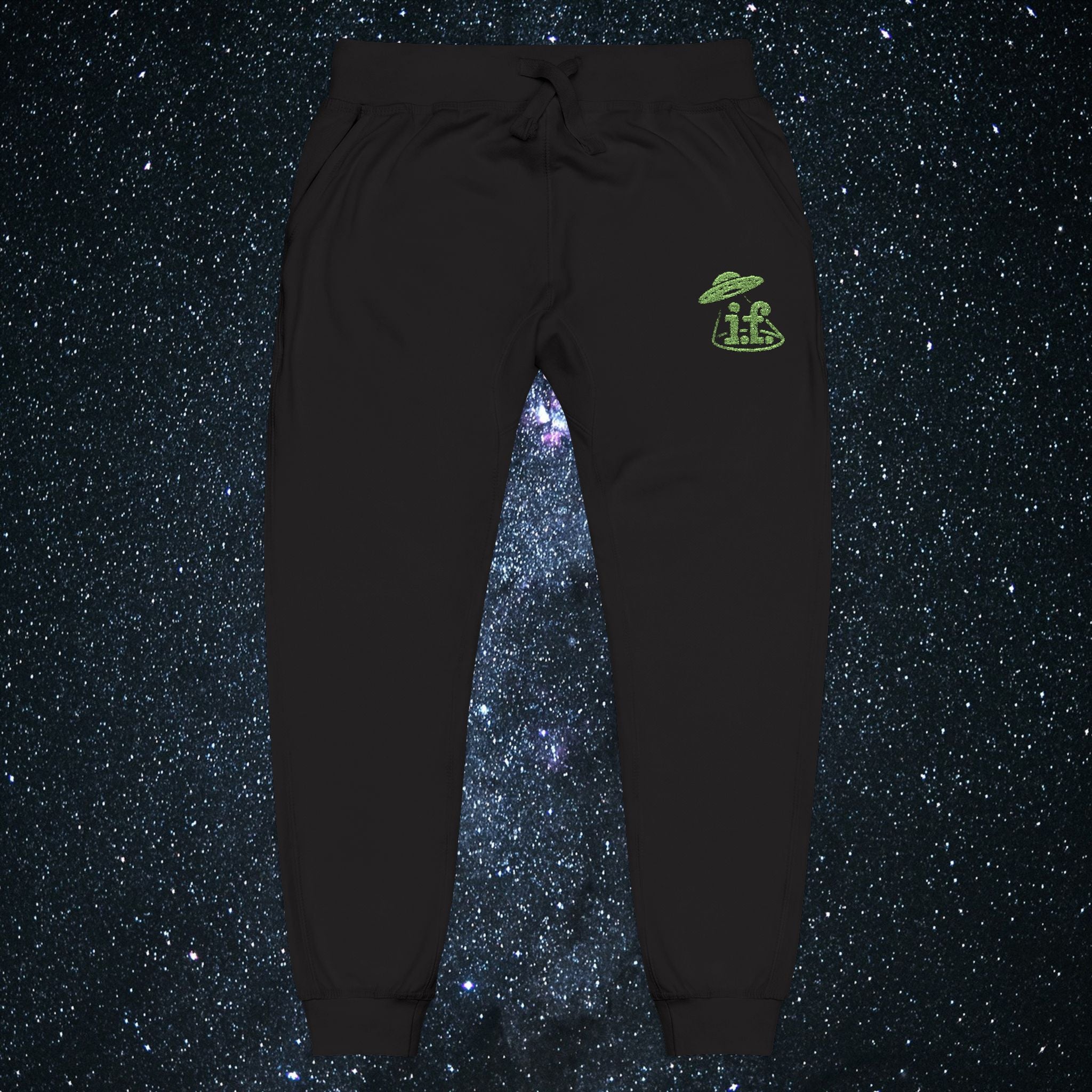 Embroidered Fleece Sweatpants