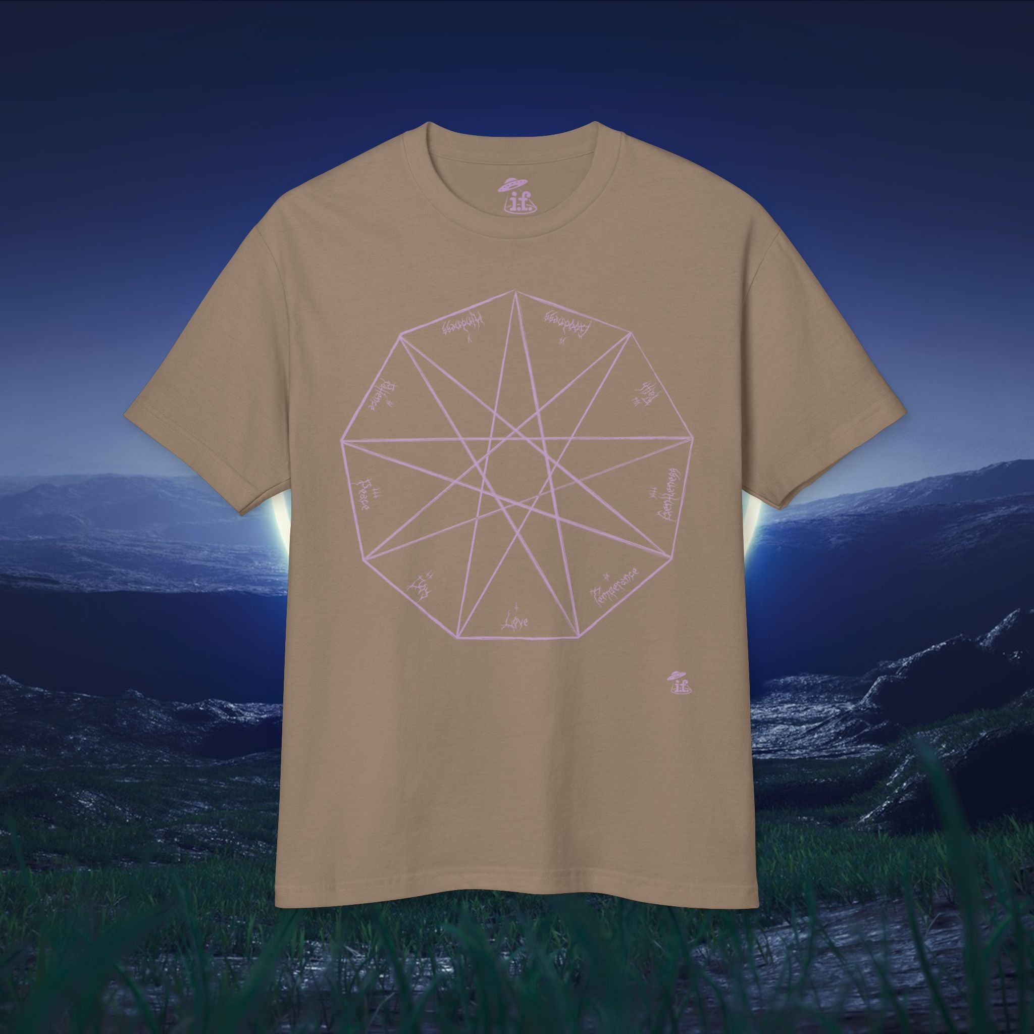 Nonagon Heavyweight Cotton Tee