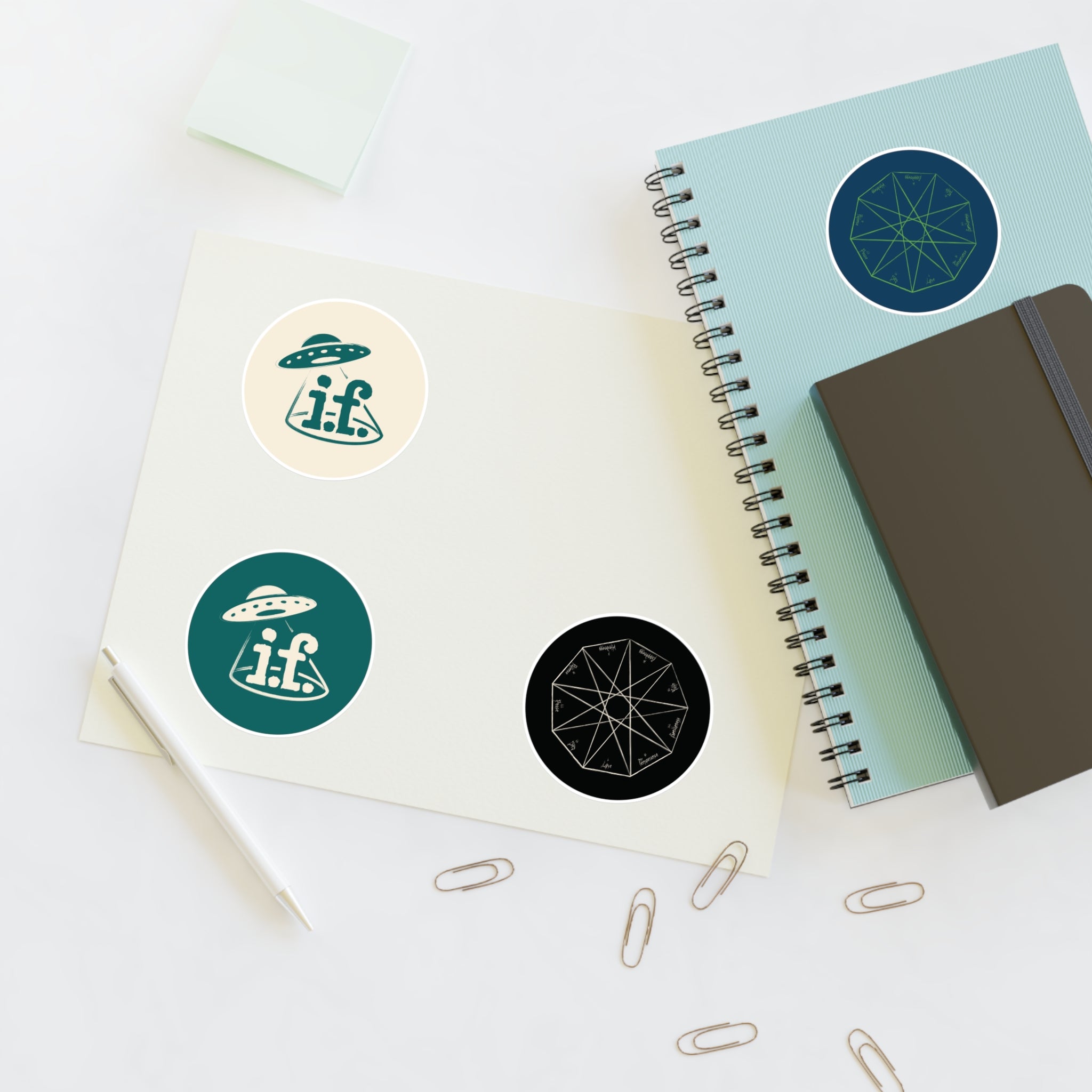 Invisible Frontiers Sticker Sheet
