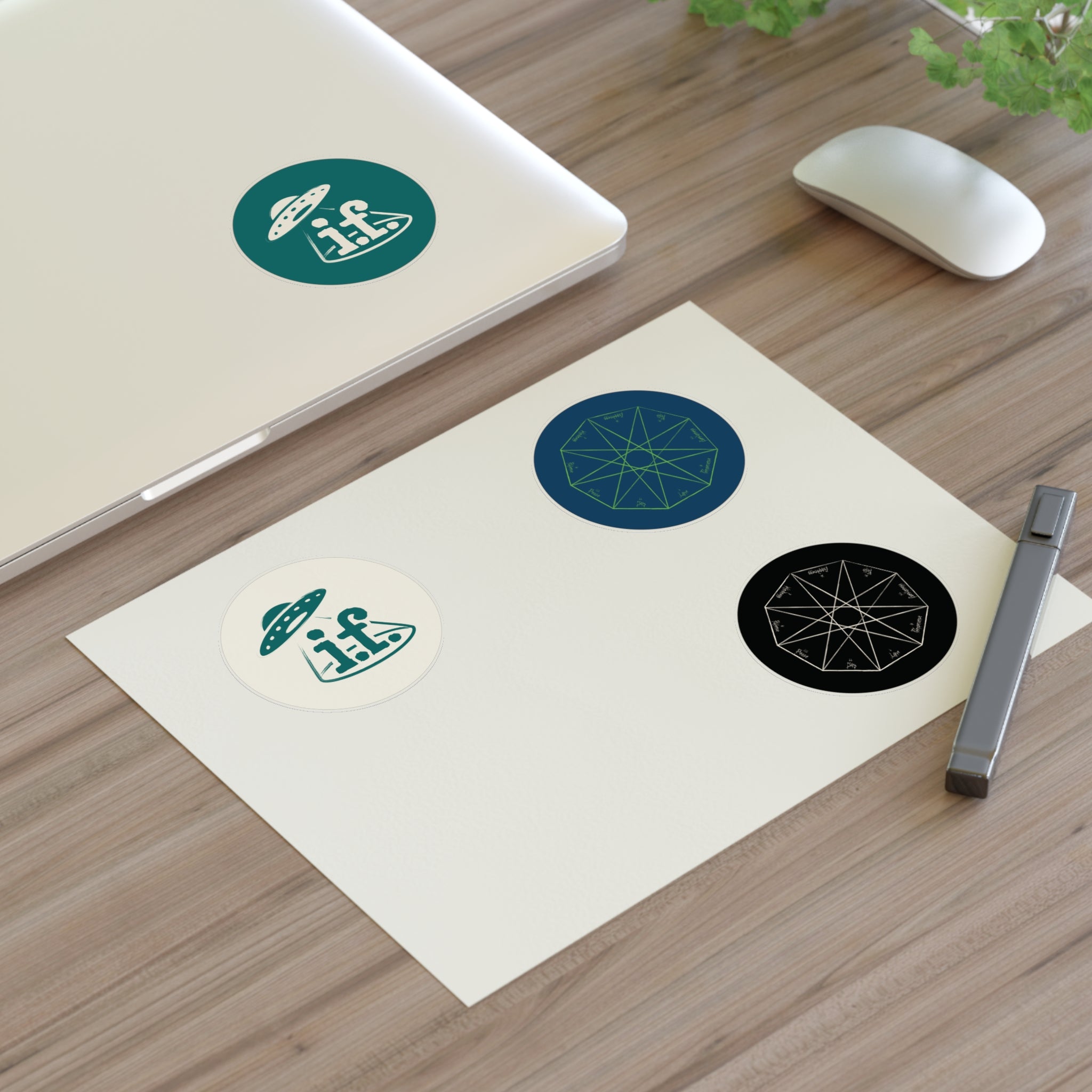 Invisible Frontiers Sticker Sheet