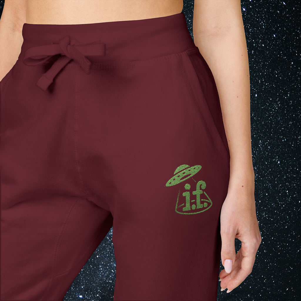 Embroidered Fleece Sweatpants