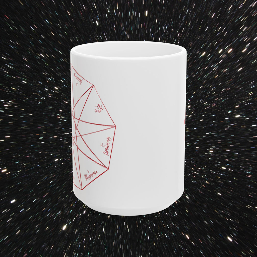 Nonagon Mug | White
