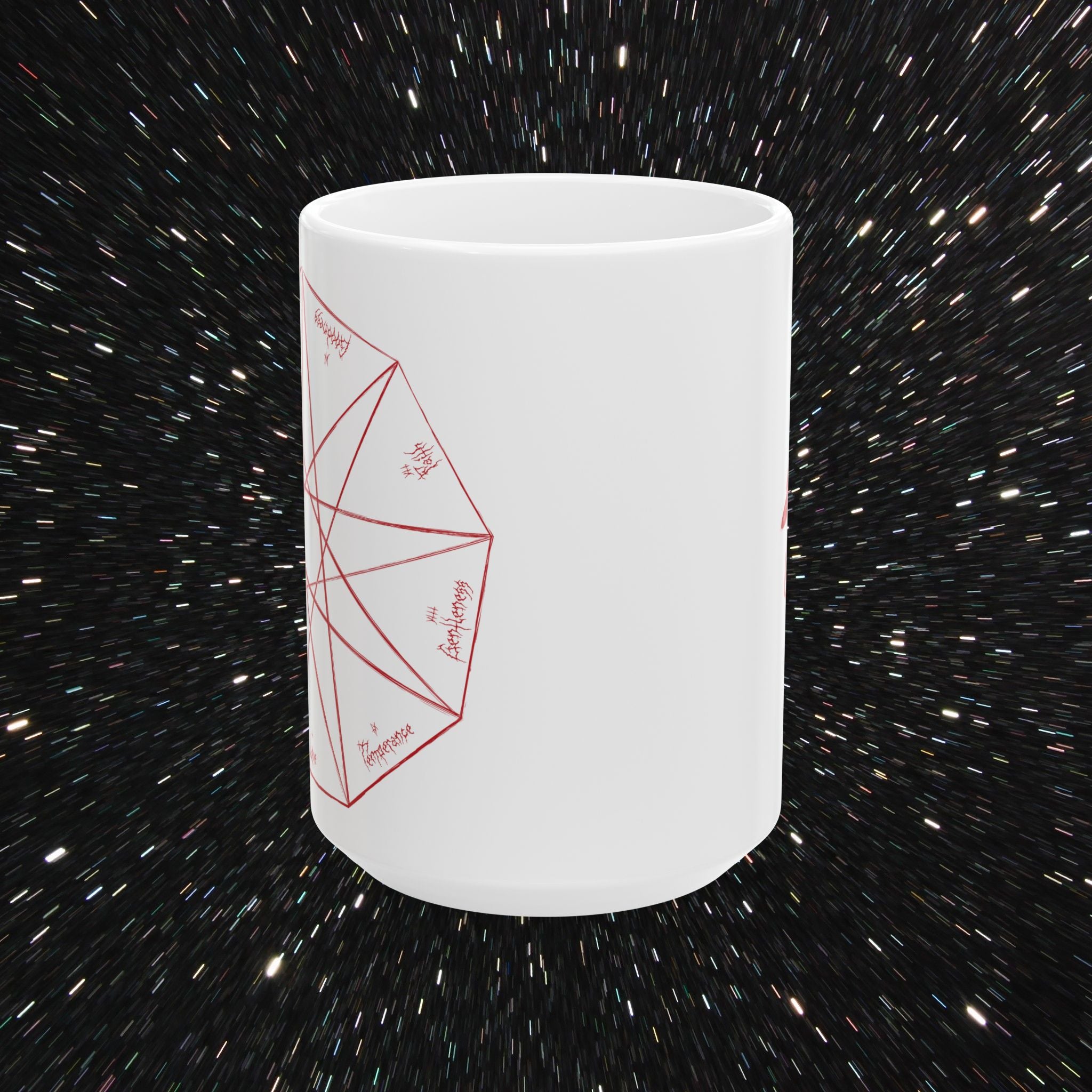 Nonagon Mug | White