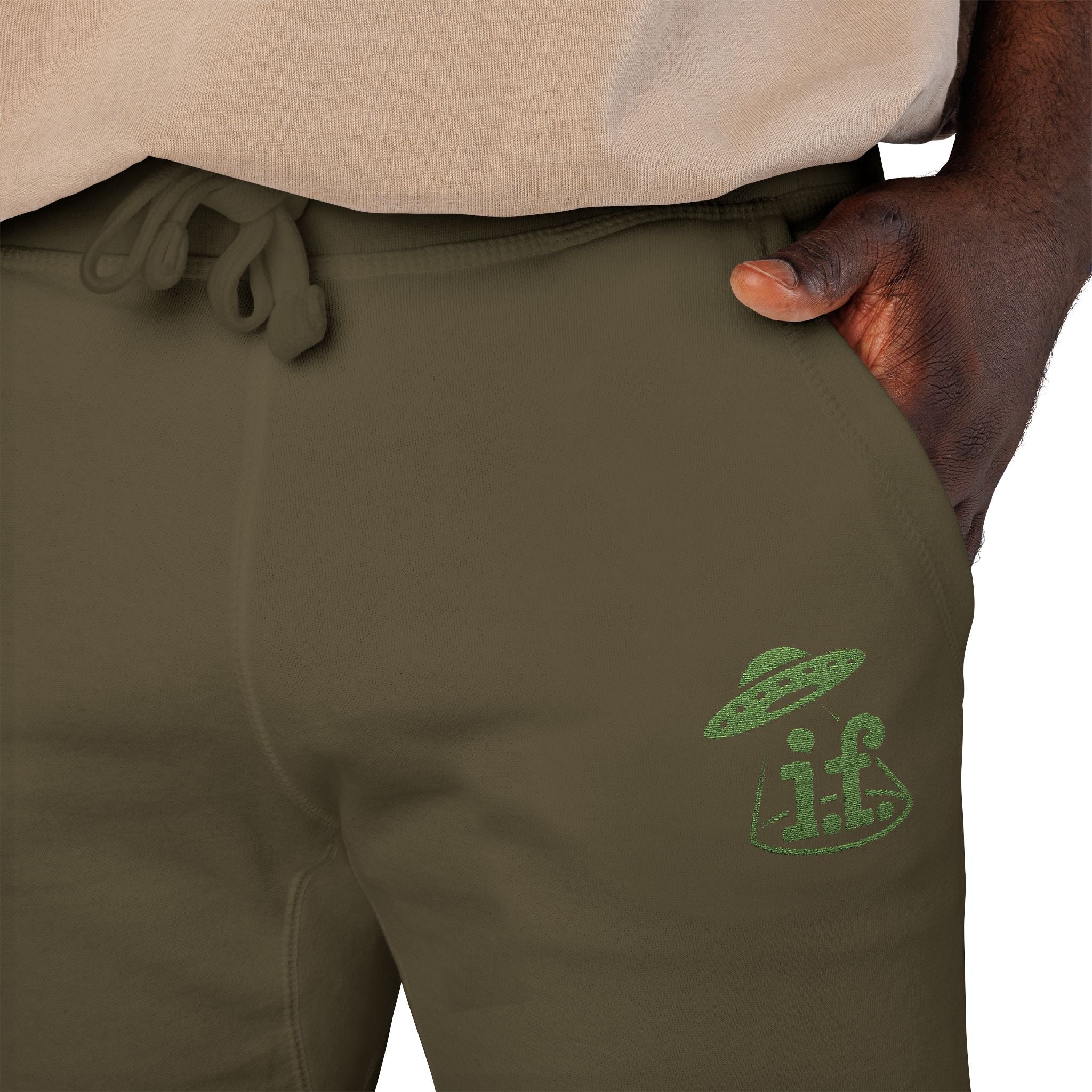 Embroidered Fleece Sweatpants