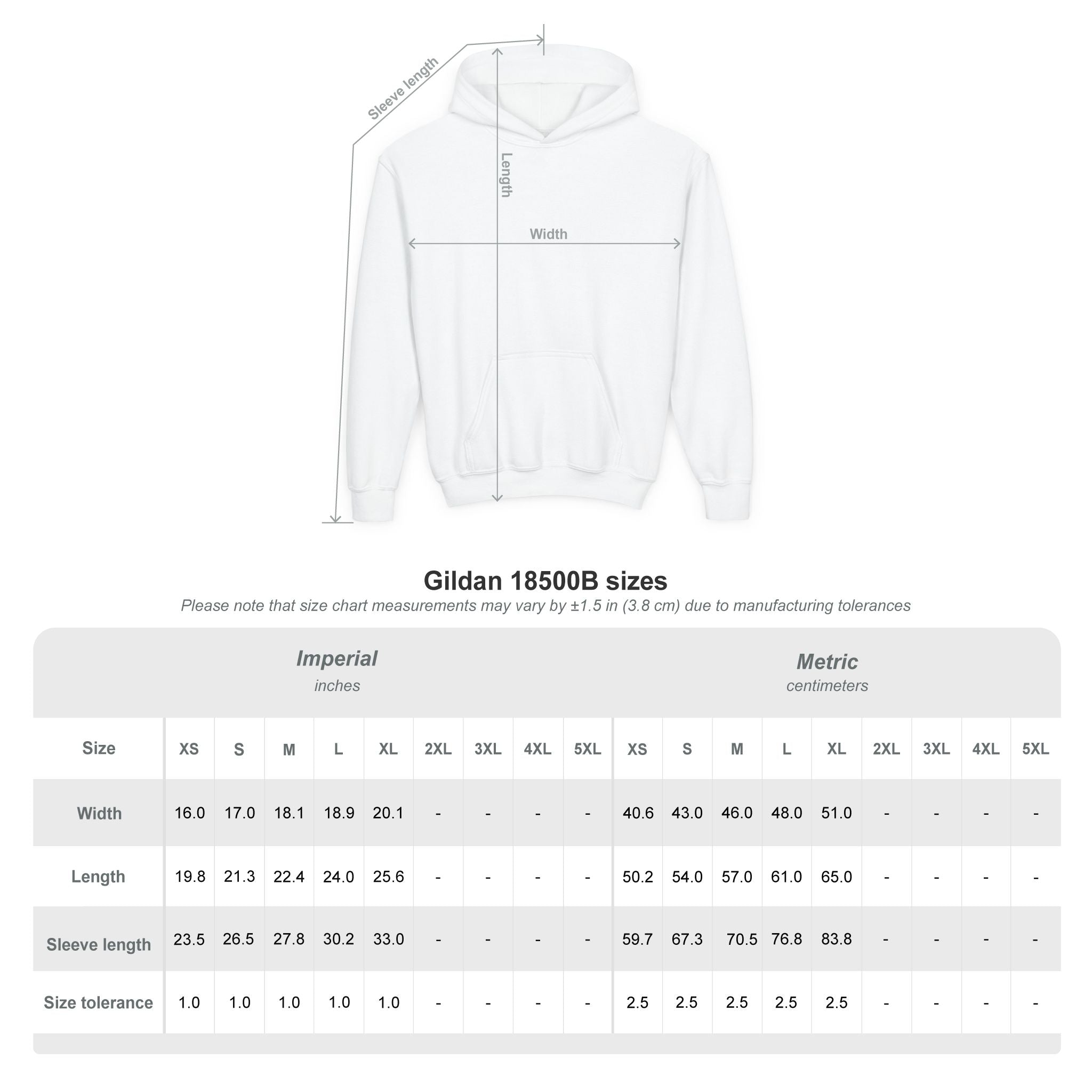 Youth Hooded Sweatshirt - Heavy Blend