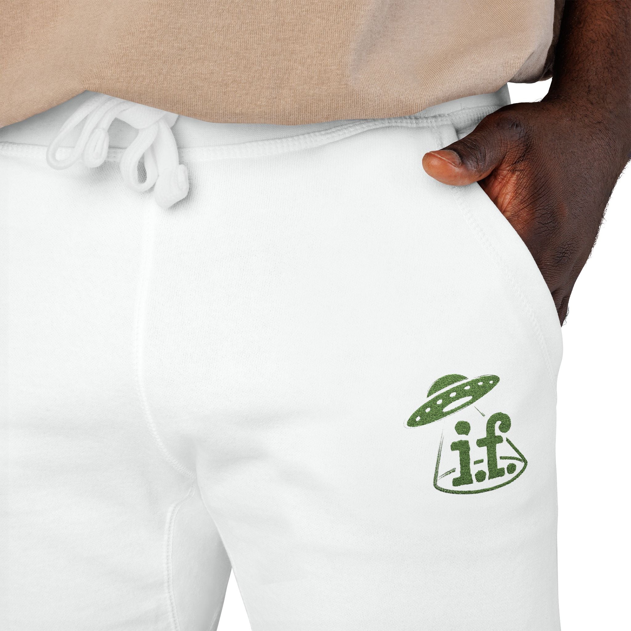 Embroidered Fleece Sweatpants