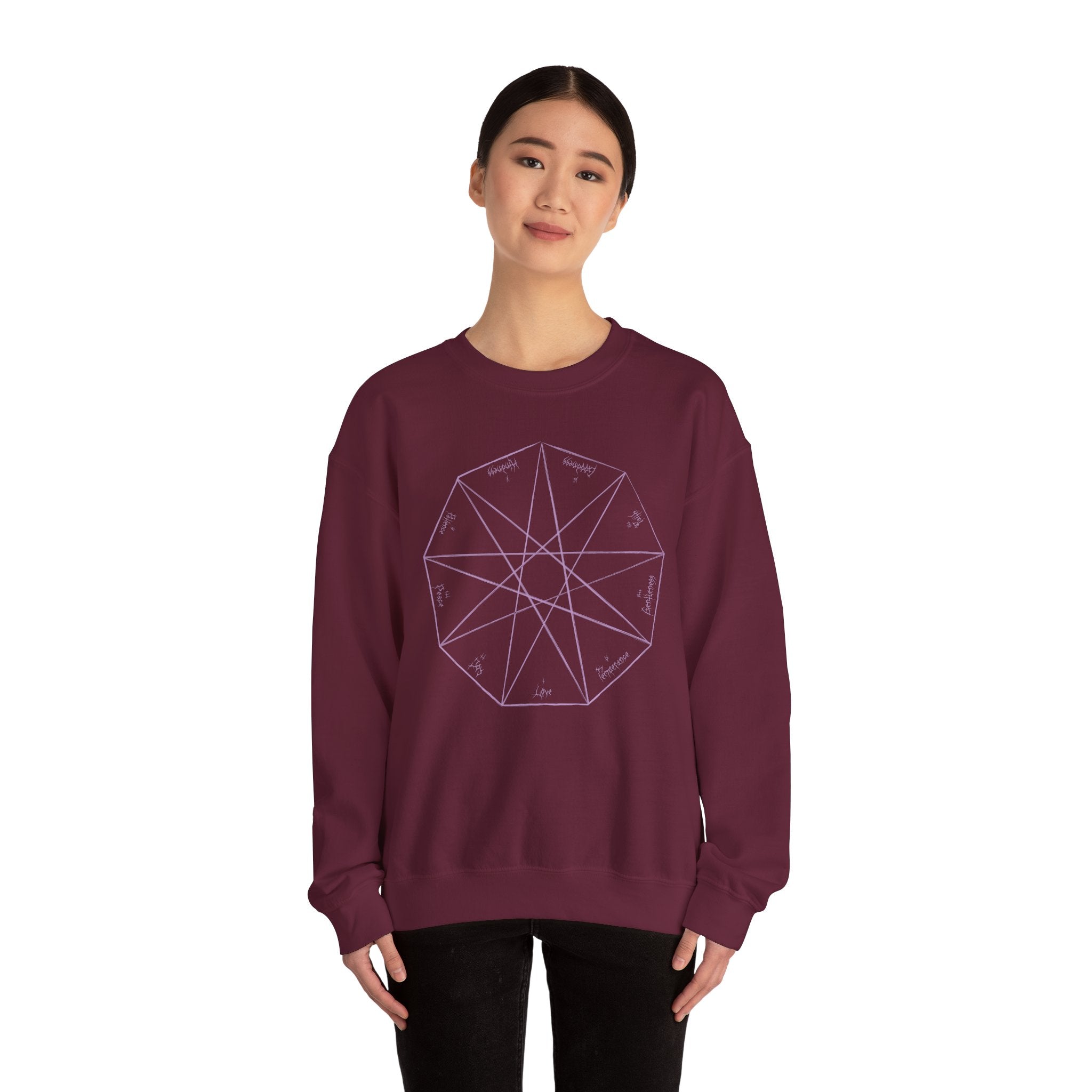 Replacement Nonagon Sweatshirt - Maroon