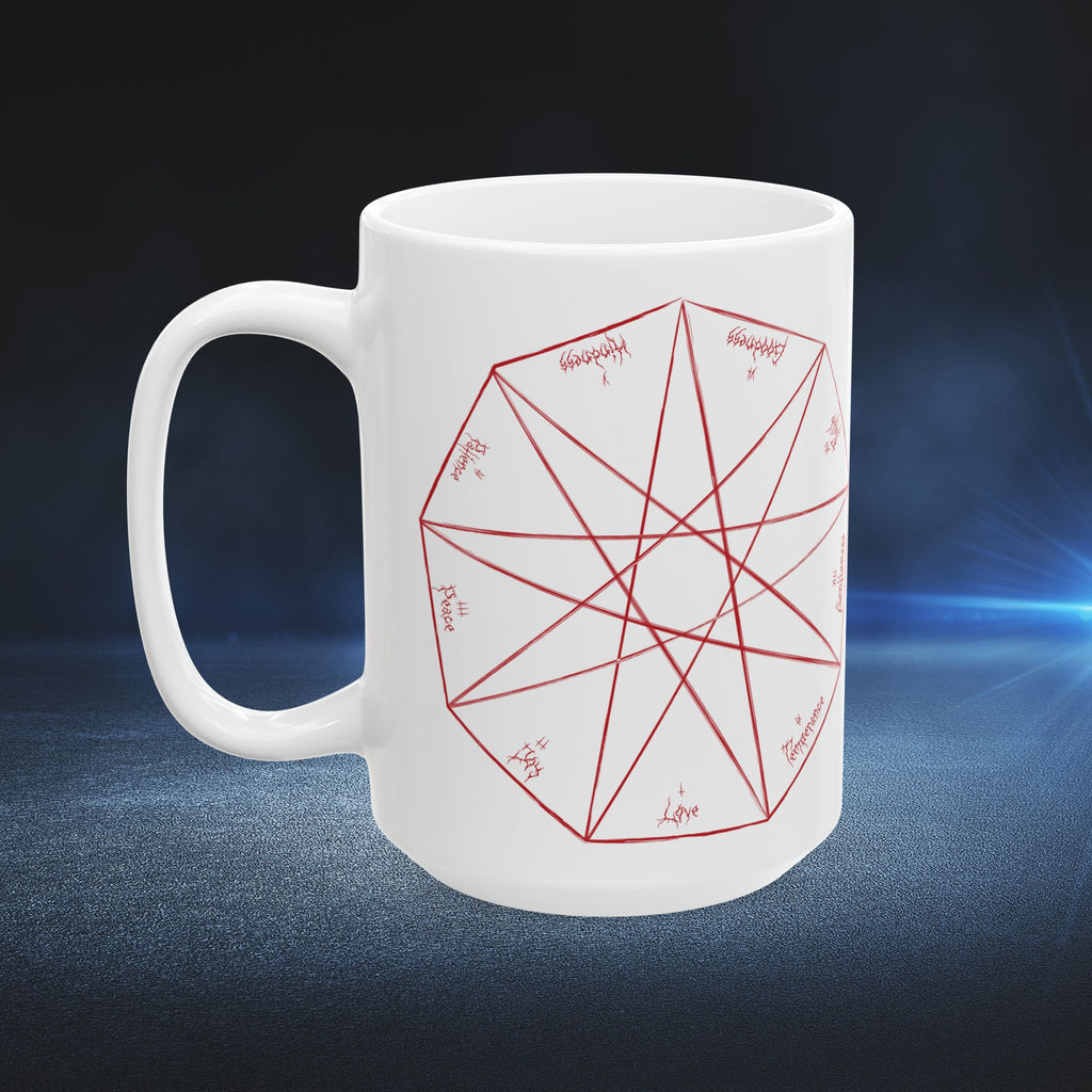 Nonagon Mug | White