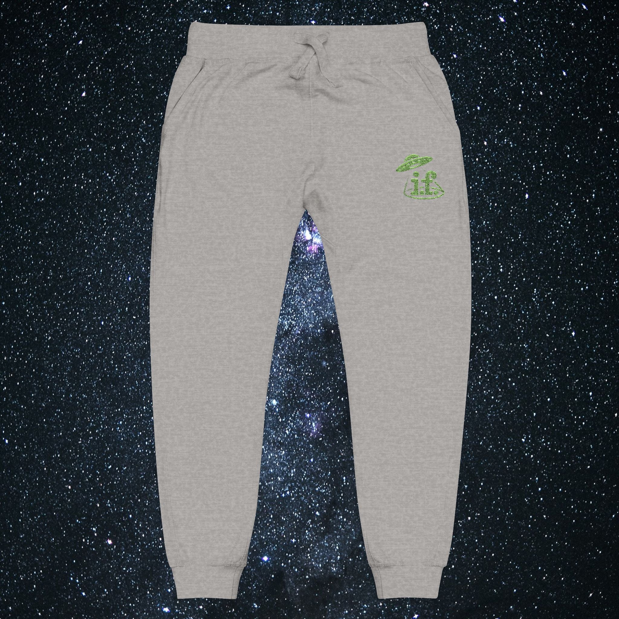Embroidered Fleece Sweatpants