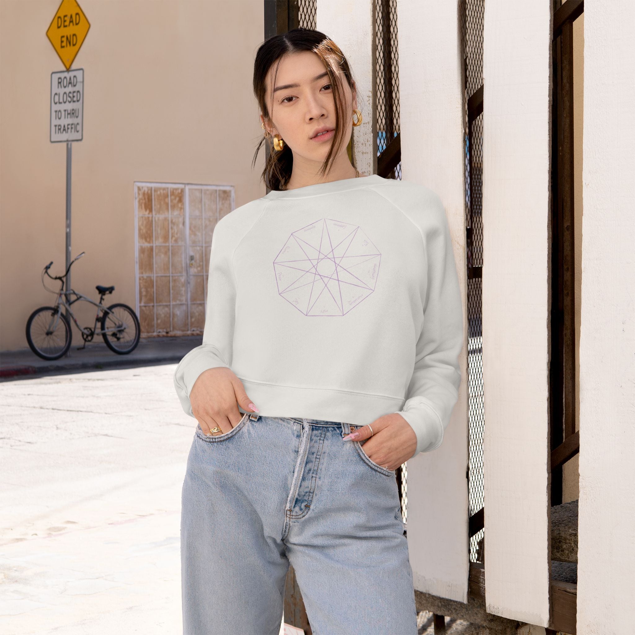 Cropped Fleece Pullover