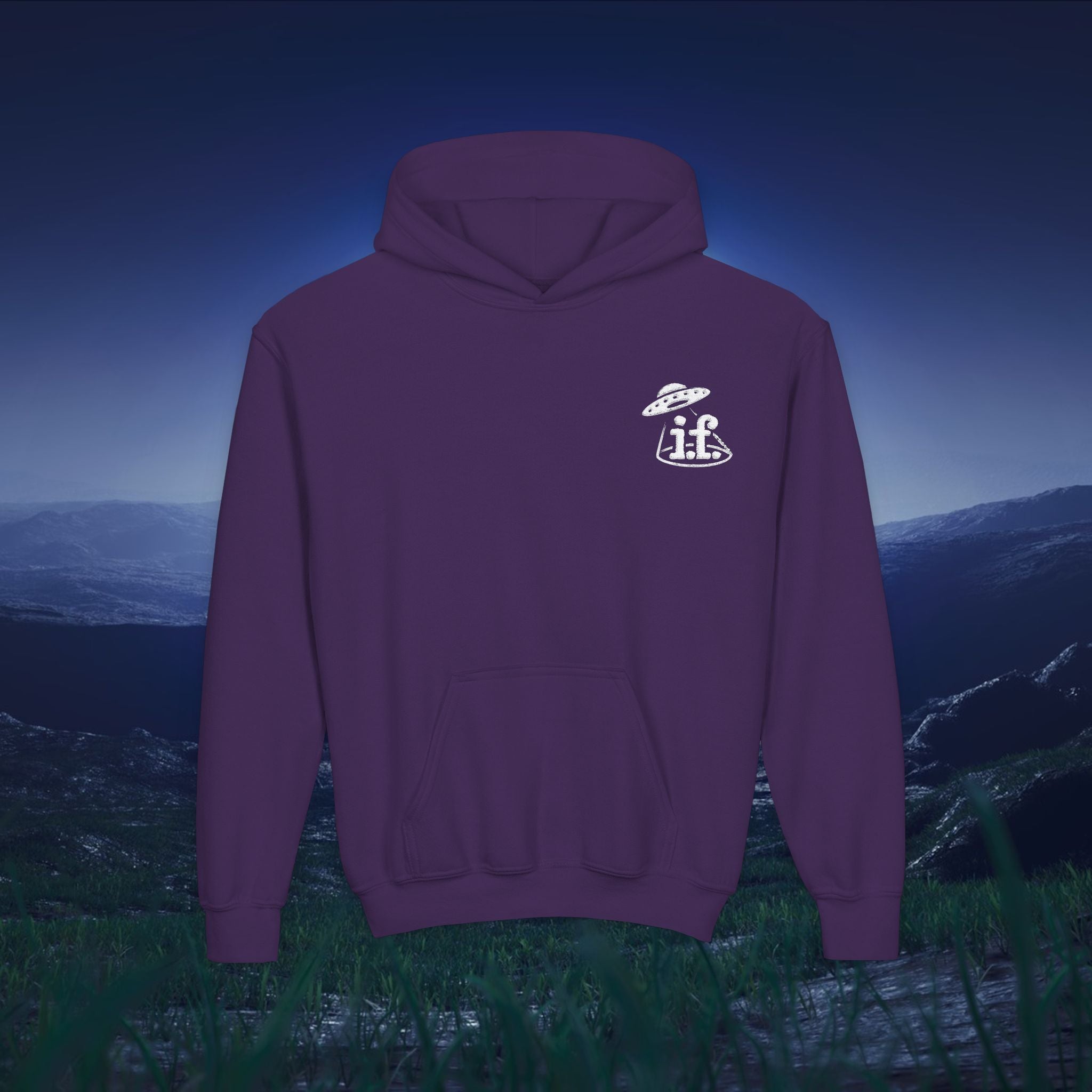 Youth Hooded Sweatshirt - Heavy Blend
