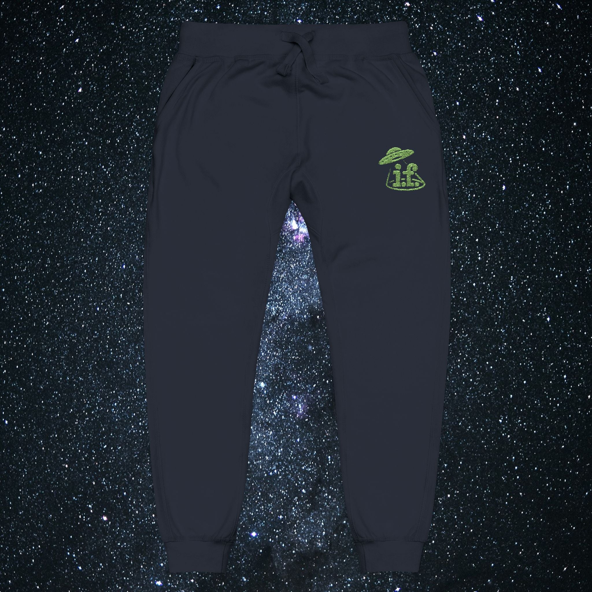 Embroidered Fleece Sweatpants