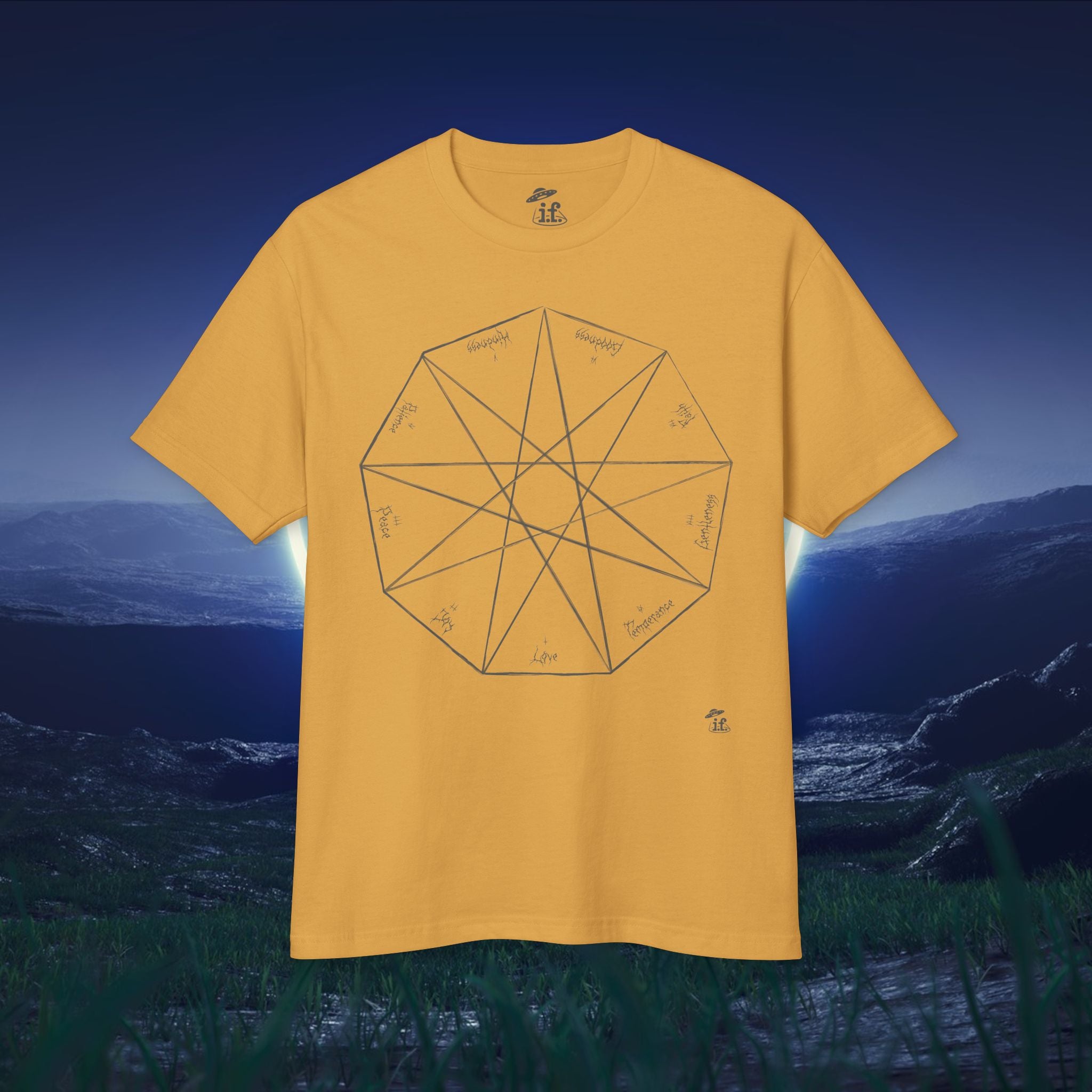 Nonagon Heavyweight Cotton Tee