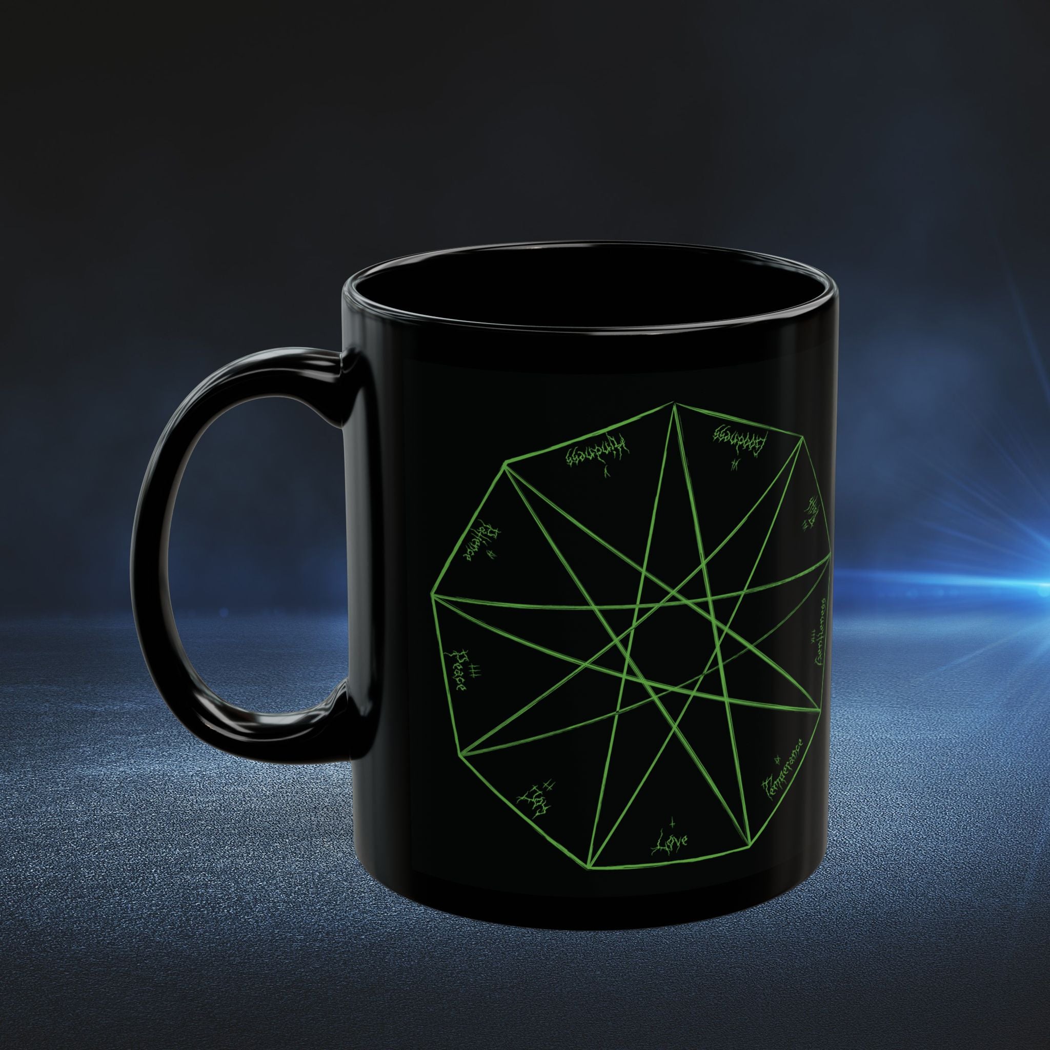 Nonagon Mug | Black