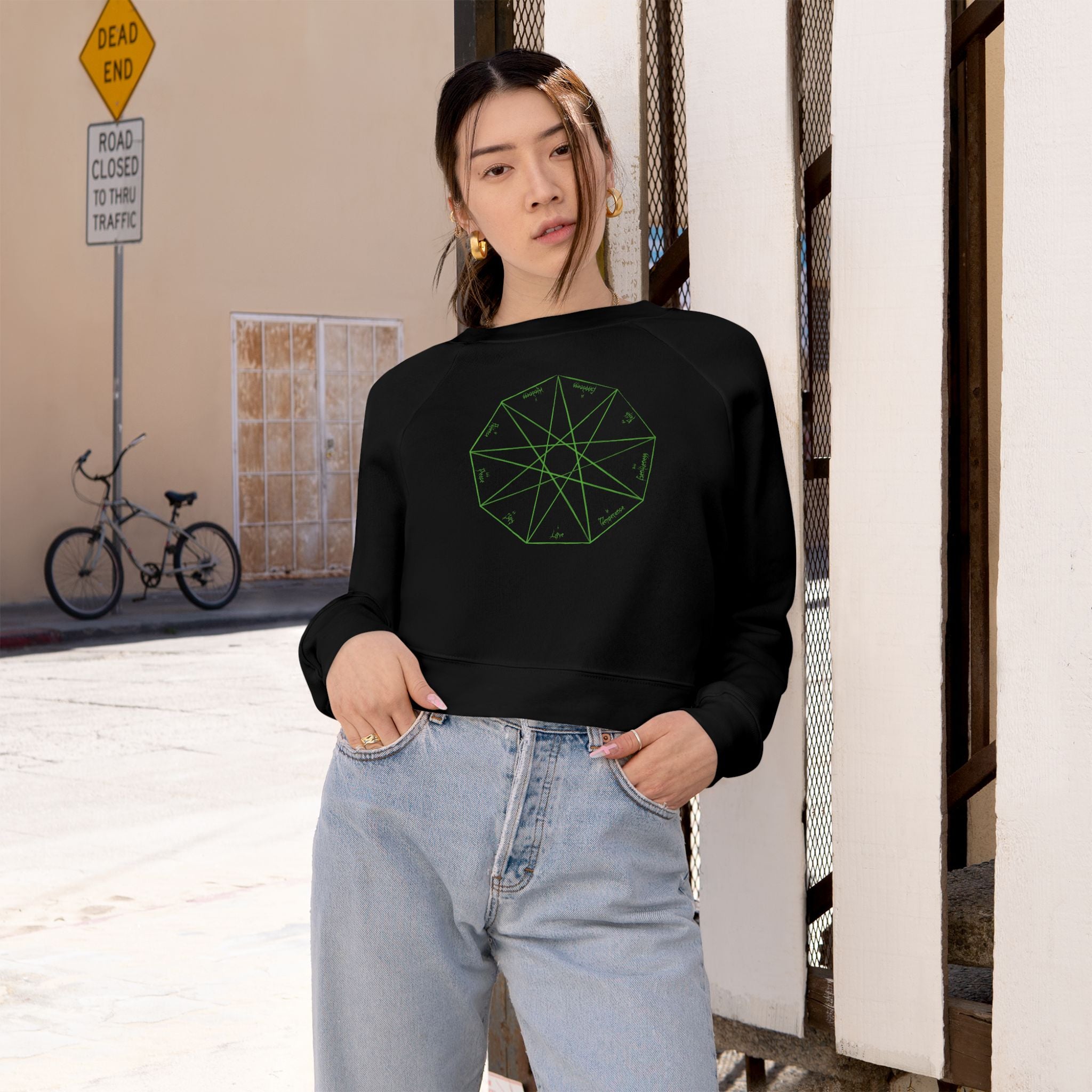 Cropped Fleece Pullover