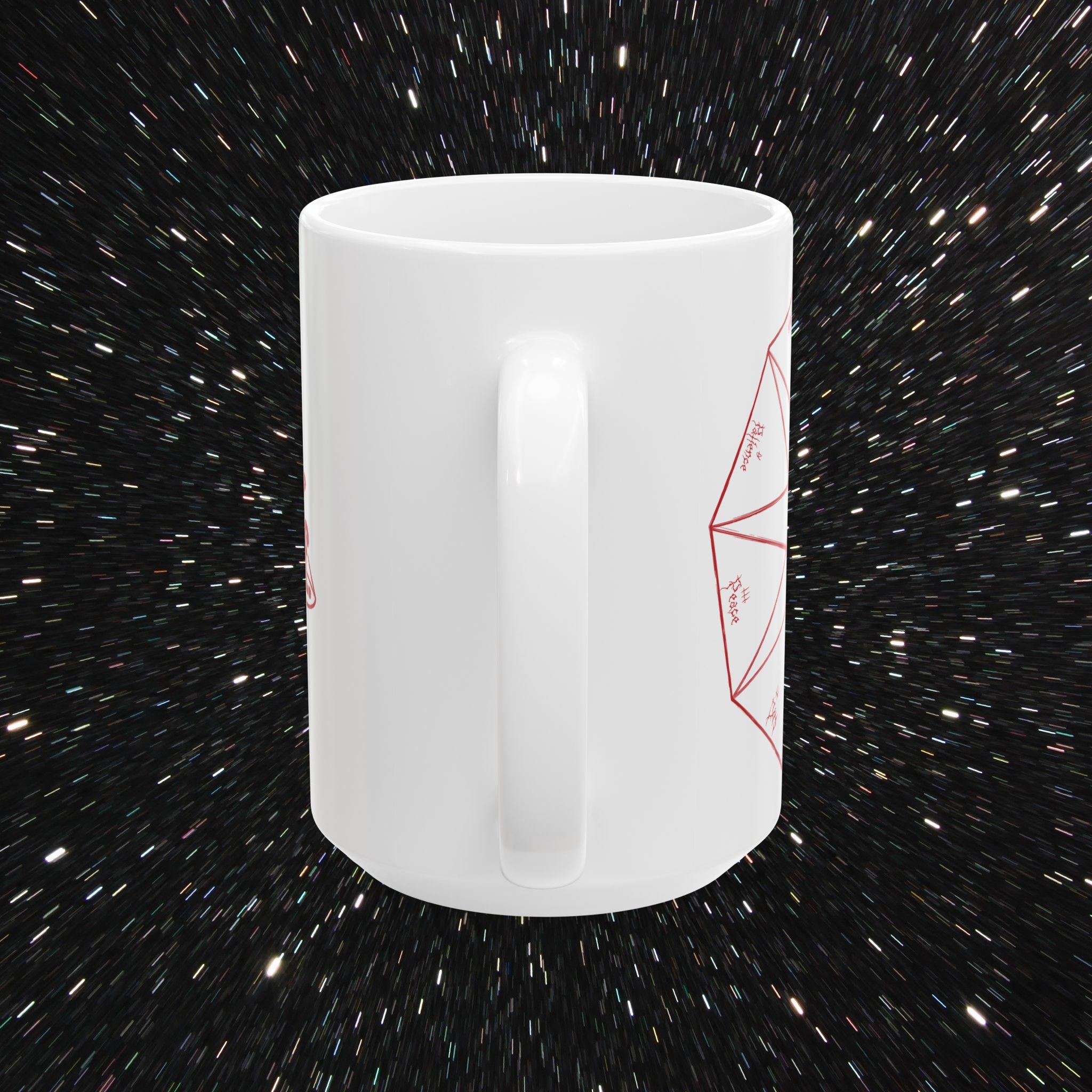 Nonagon Mug | White