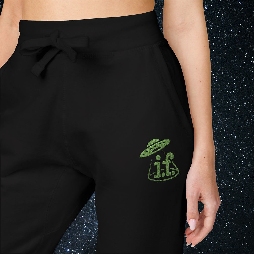 Embroidered Fleece Sweatpants