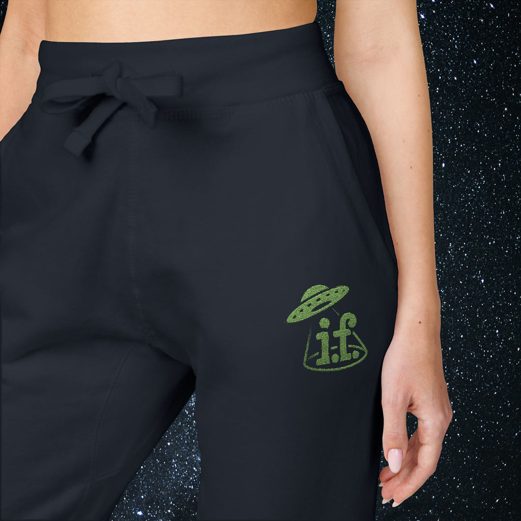 Embroidered Fleece Sweatpants