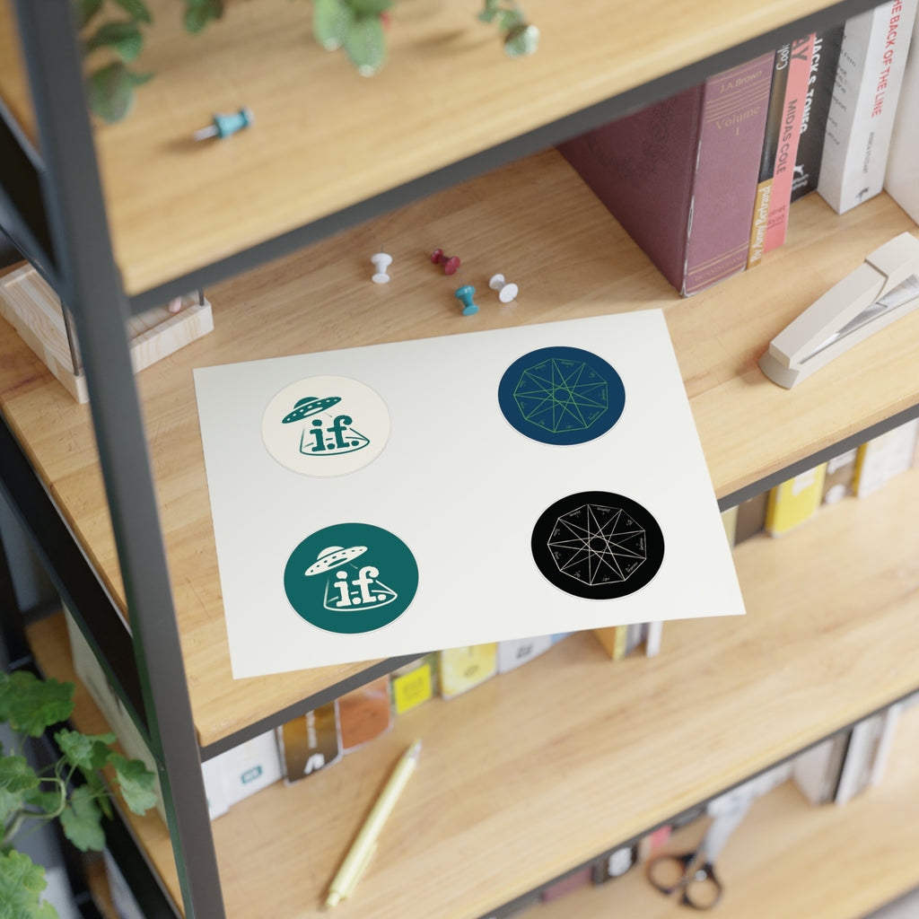Invisible Frontiers Sticker Sheet