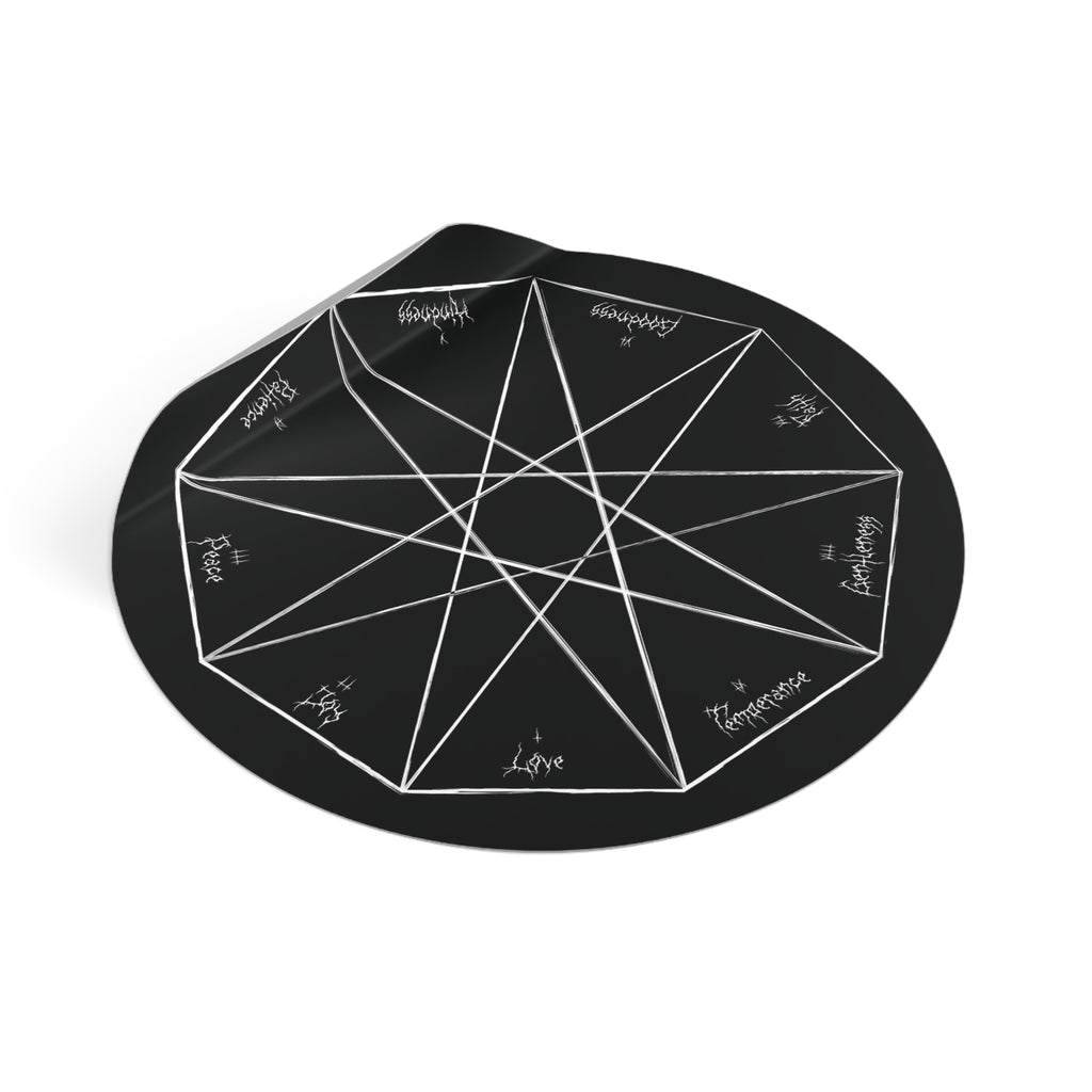 Nonagon Vinyl Sticker