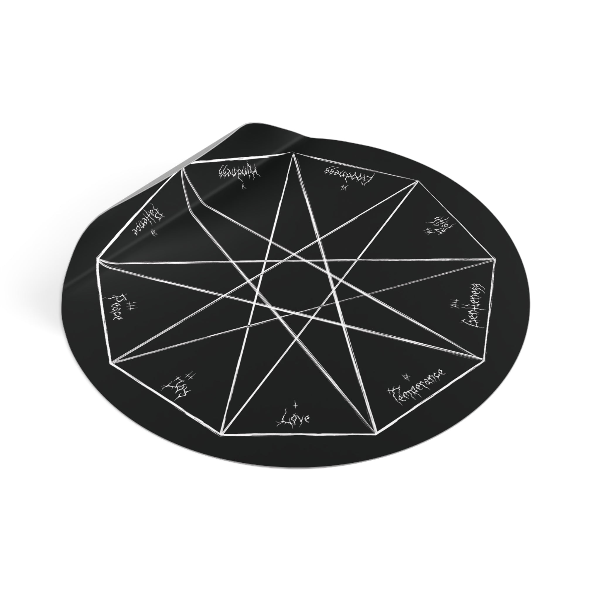 Nonagon Vinyl Sticker