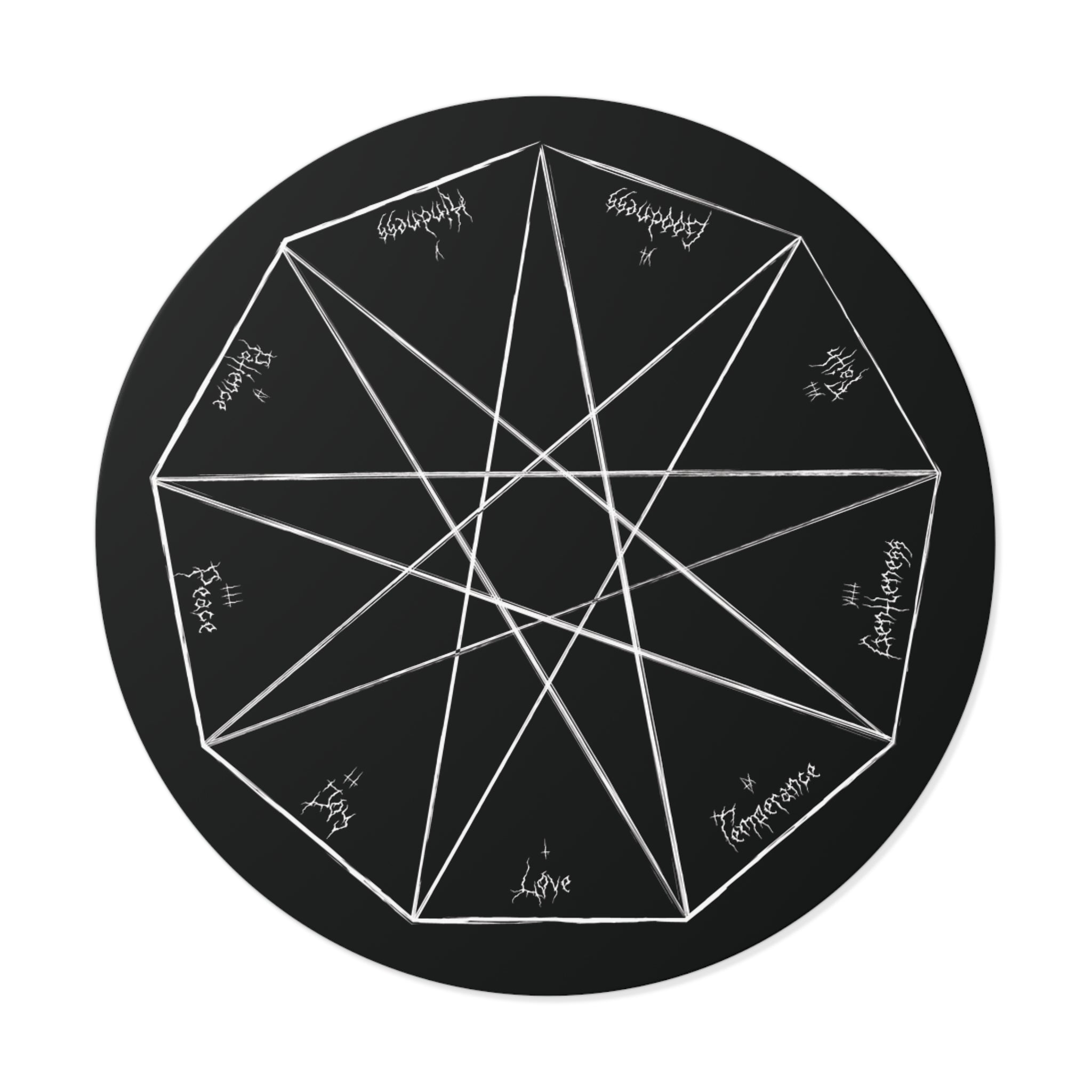 Nonagon Vinyl Sticker