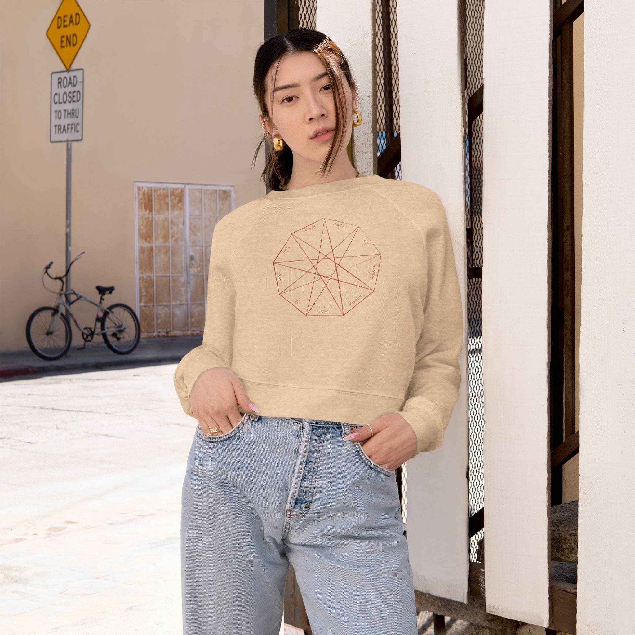 Cropped Fleece Pullover