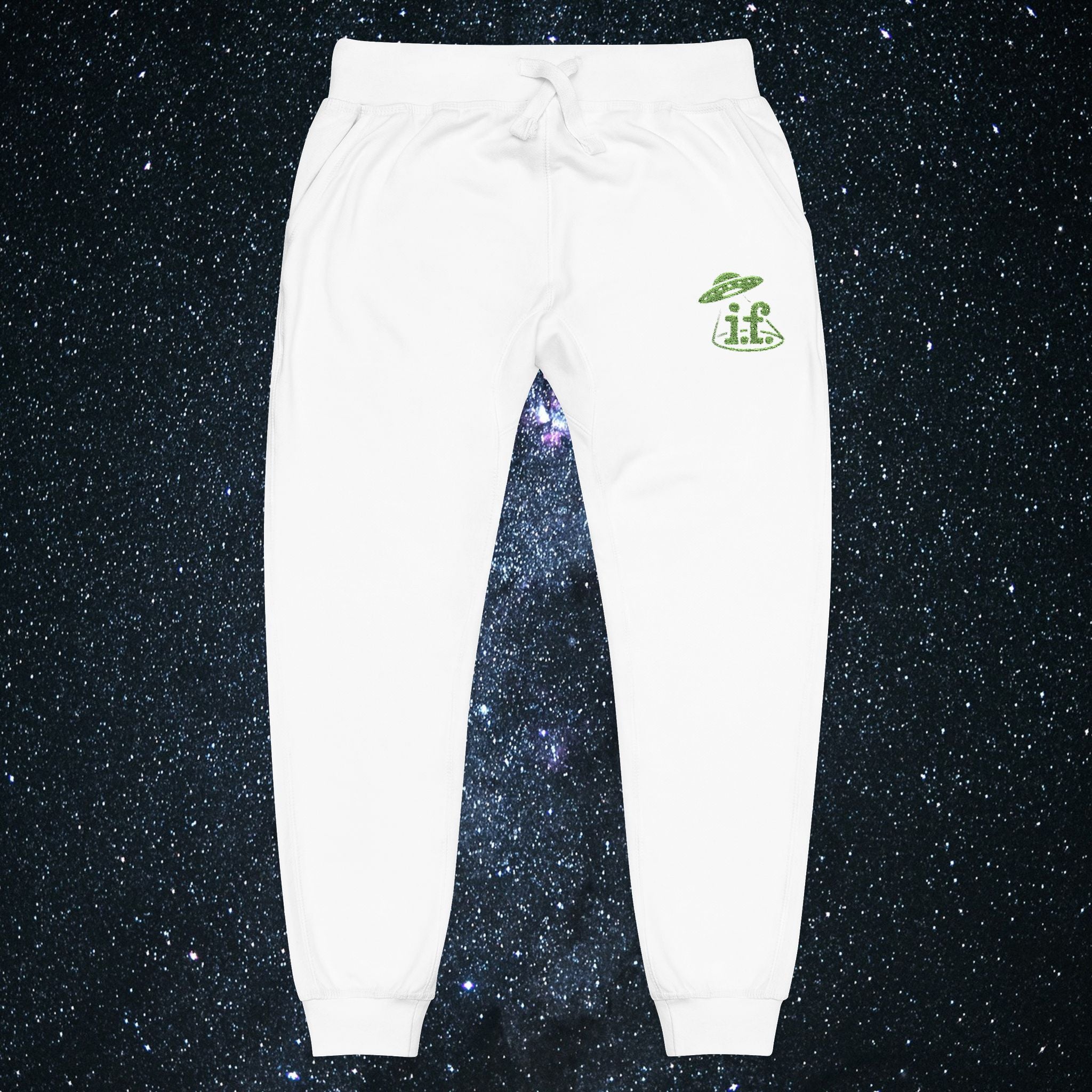 Embroidered Fleece Sweatpants