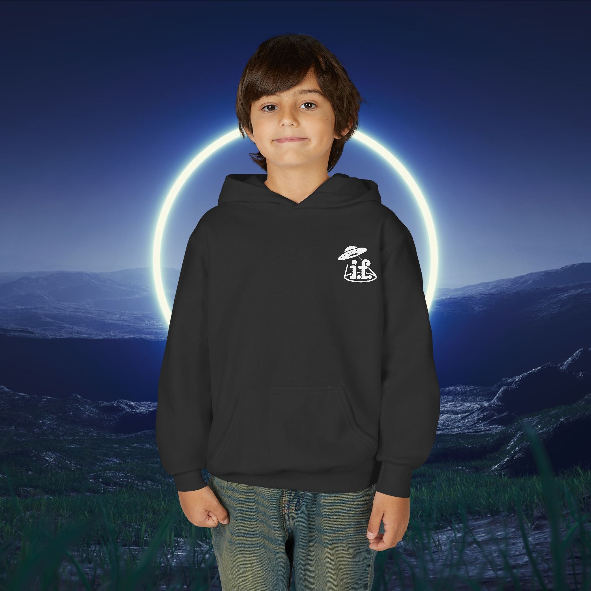 Youth Hooded Sweatshirt - Heavy Blend