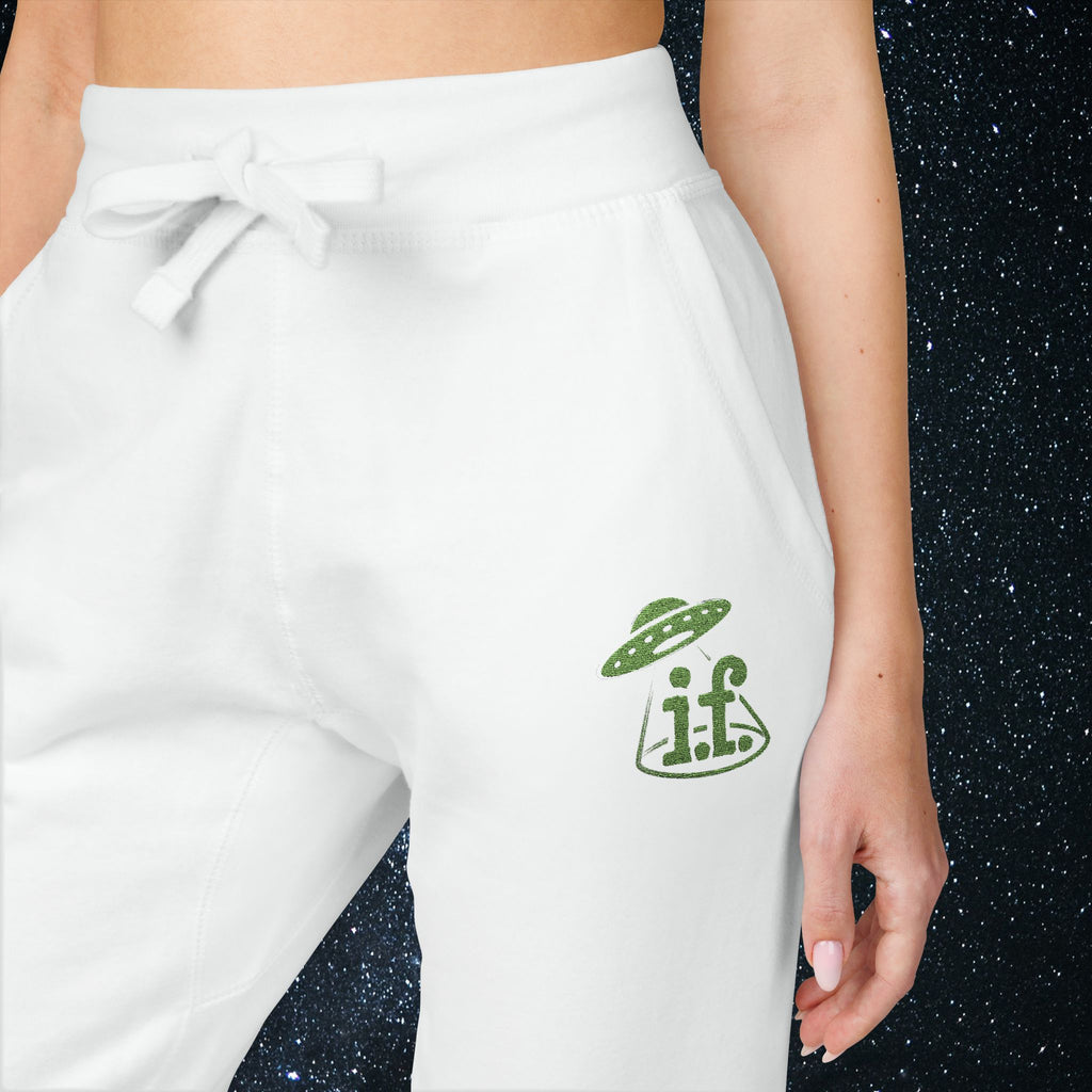 Embroidered Fleece Sweatpants