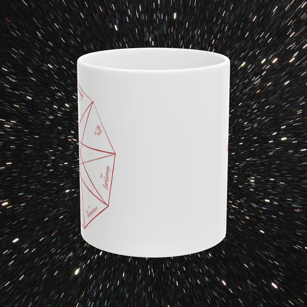 Nonagon Mug | White