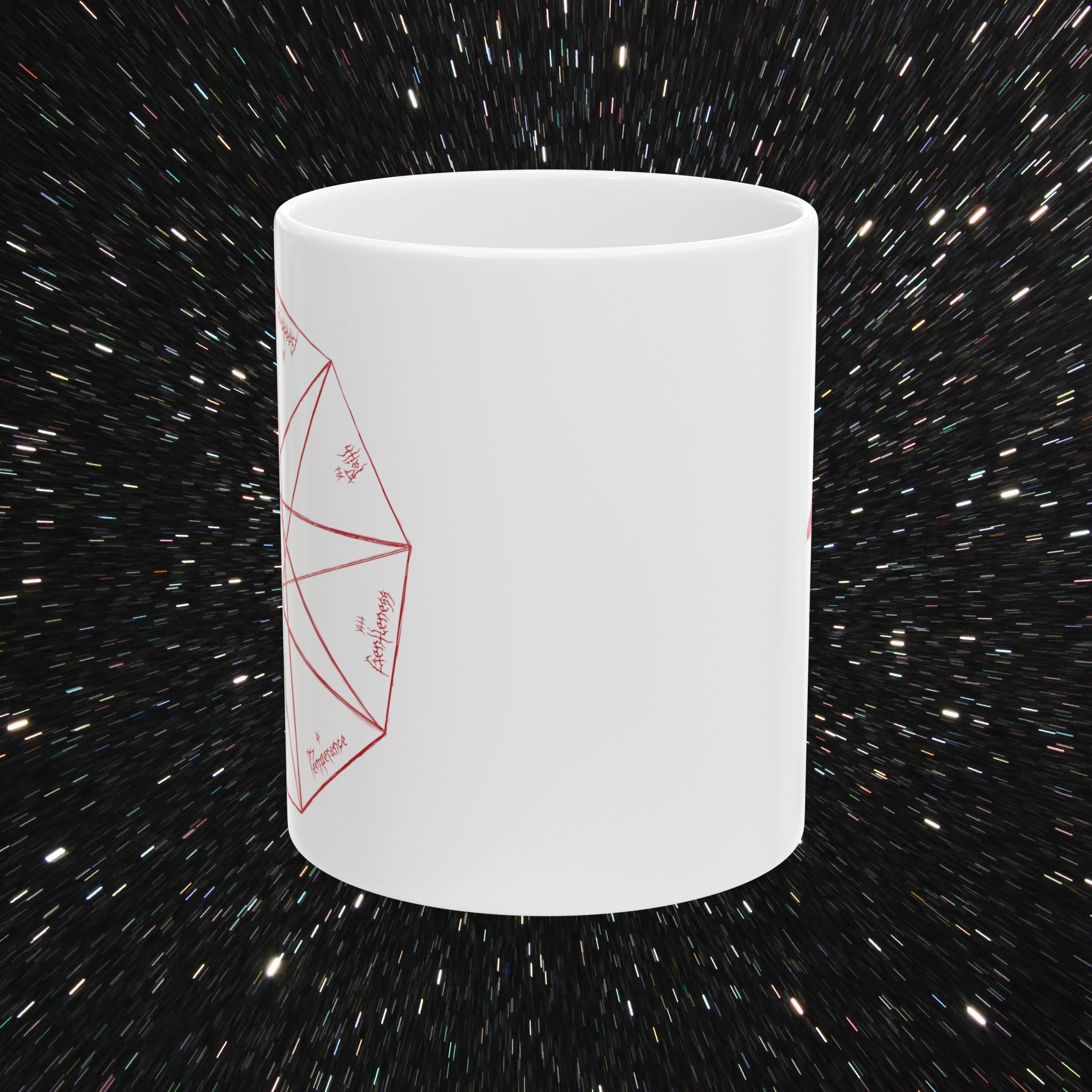 Nonagon Mug | White