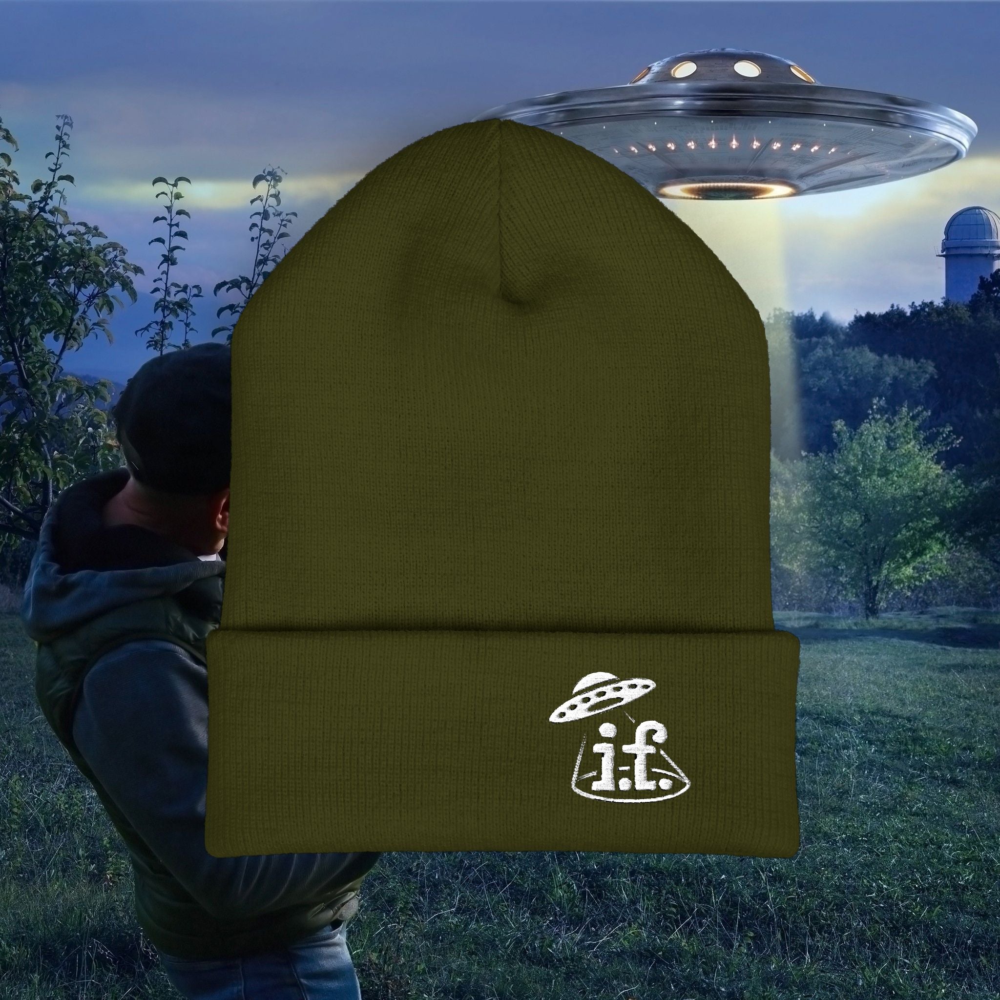 Classic Cuffed Beanie (Embroidered)