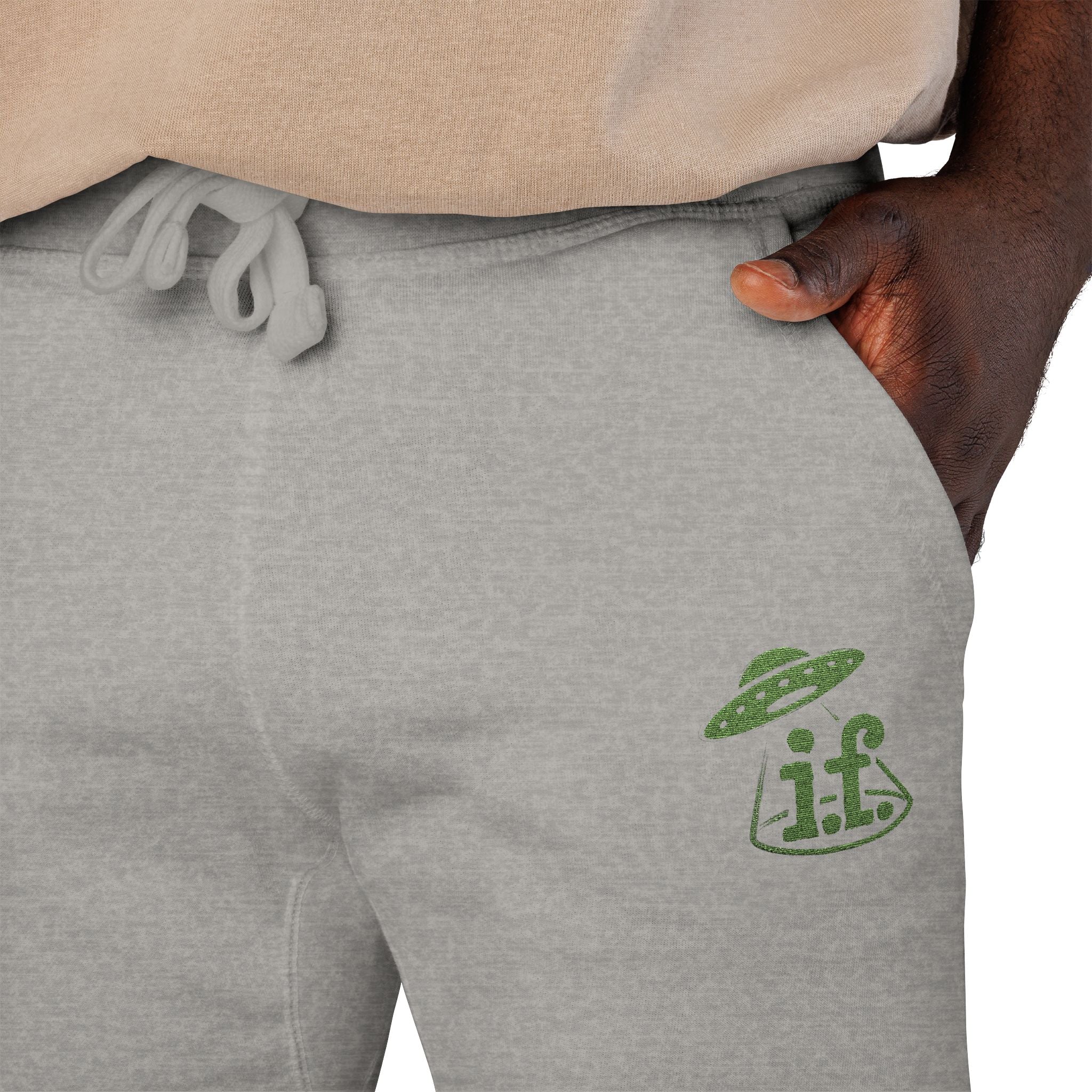Embroidered Fleece Sweatpants