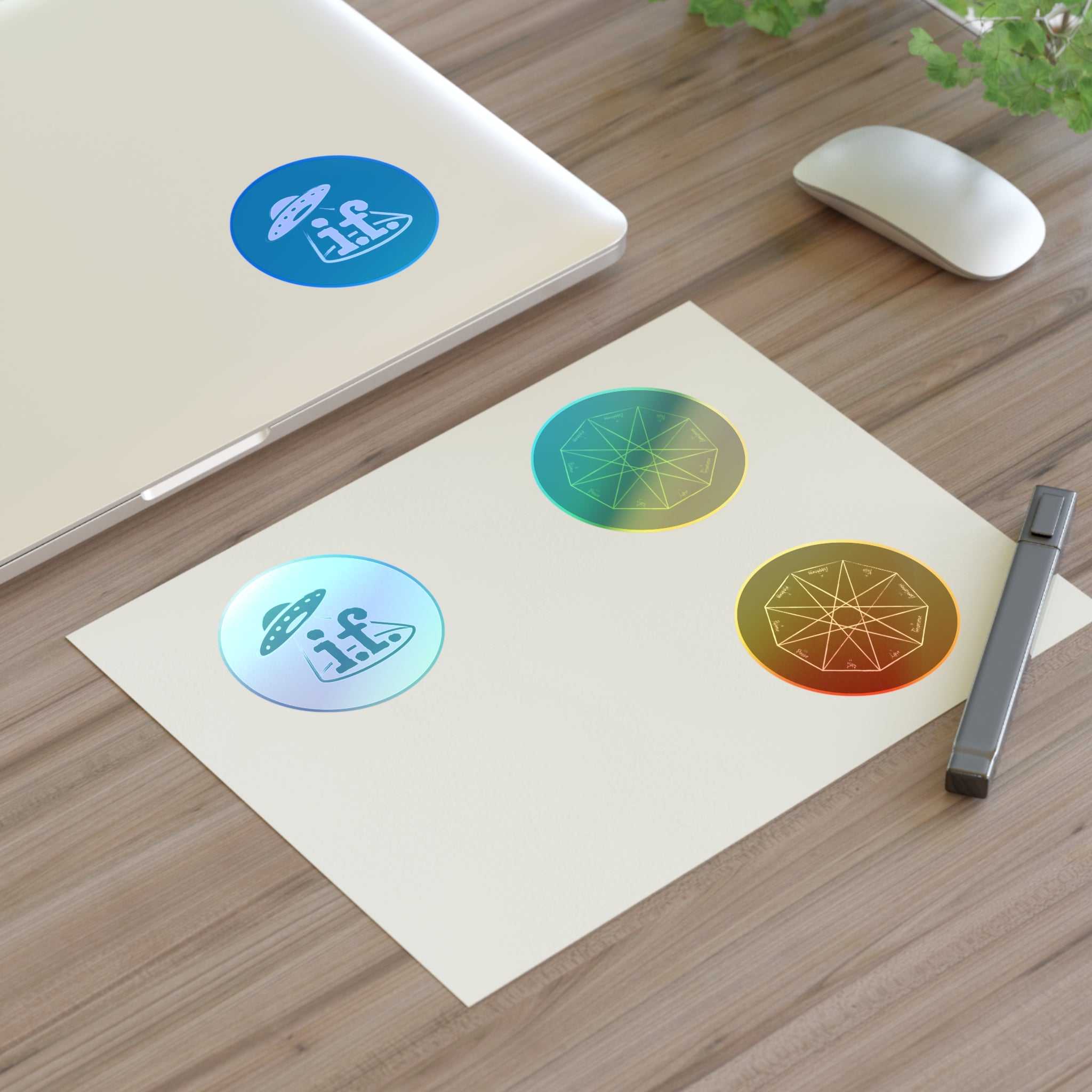 Invisible Frontiers Sticker Sheet