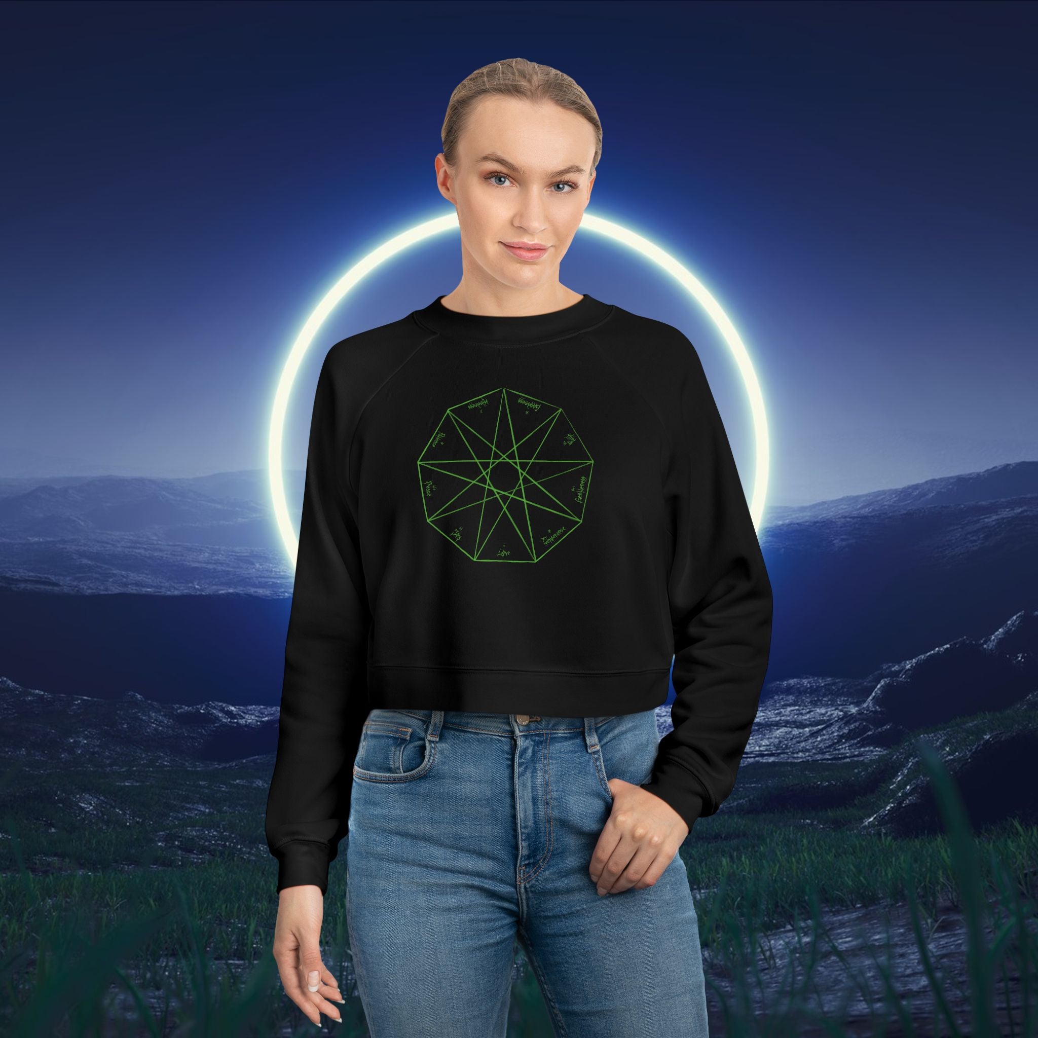 Cropped Fleece Pullover