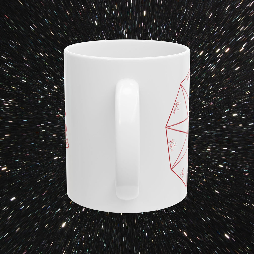 Nonagon Mug | White