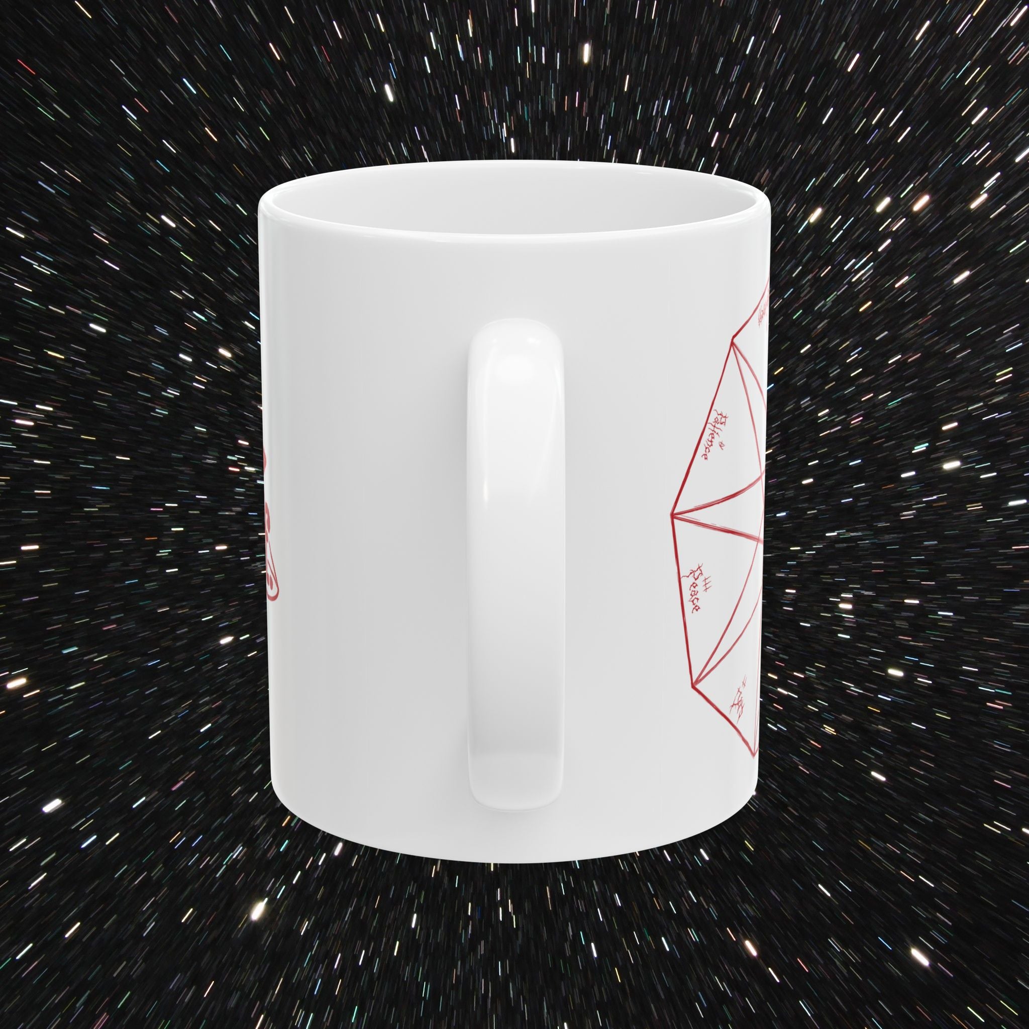 Nonagon Mug | White