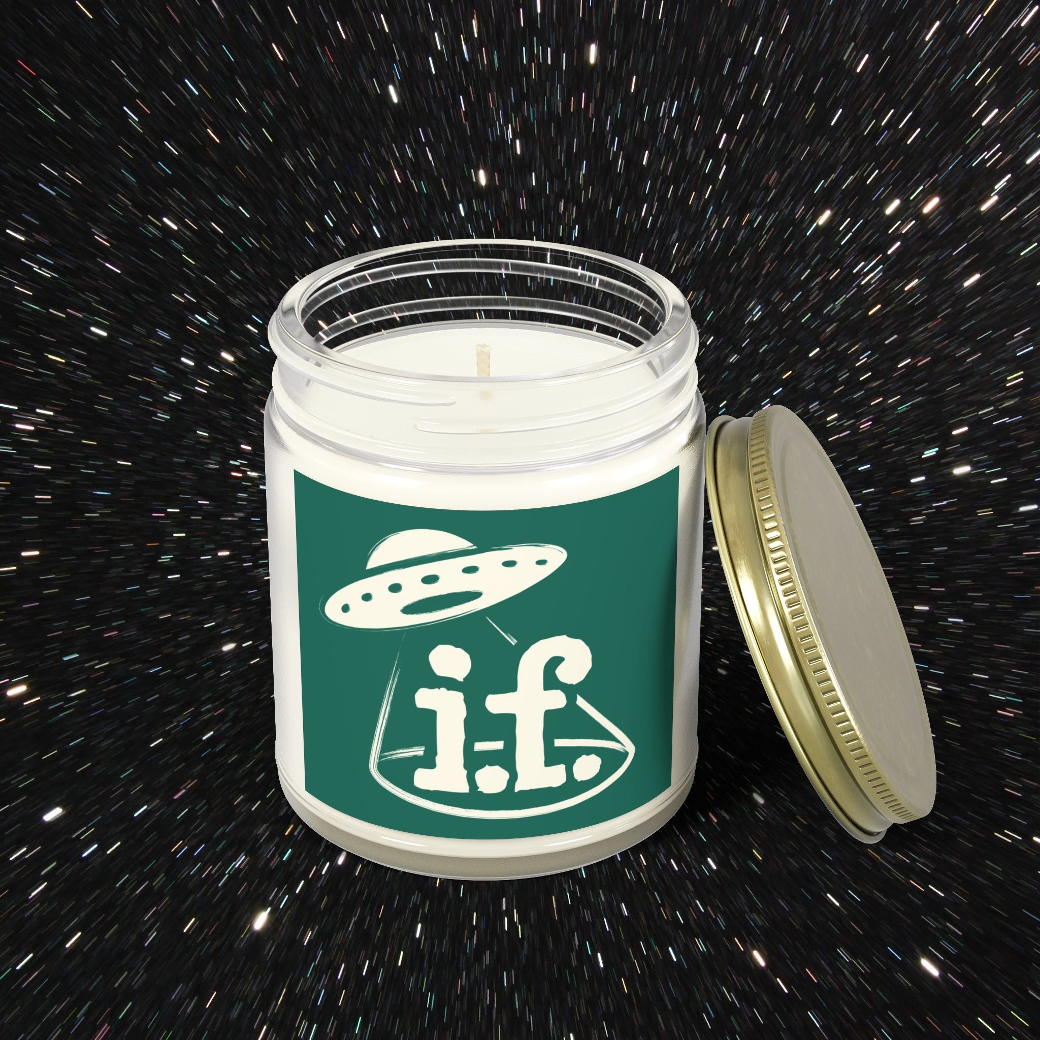 Coconut-Apricot Wax Candle